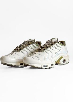 Кросівки nike air max plus tn "beige olive"7 фото