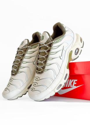 Кросівки nike air max plus tn "beige olive"