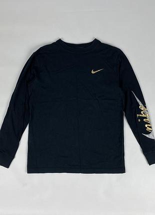 Лонгслів nike swoosh ct0491-010 оригінал чорний розмір xs