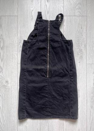 Джинсовий сарафан topshop moto2 фото