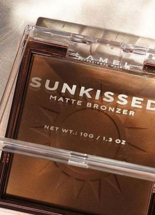 Lamel sunkissed matte bronzer бронзер для лица