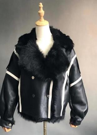 Натуральная дубленка  стиле balenciaga