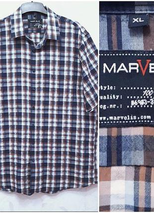 Тонкая котоновая тениска, 50?-52-54?, хлопок, marvelis