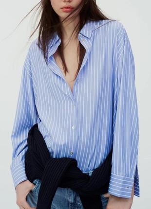 Сорочка у смужку zara