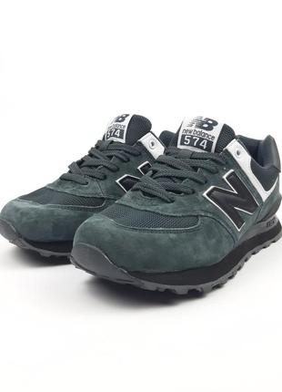 New balance 574 темно сірі кросівки кеди жіночі замшеві нью баланс осінні весняні демісезонні демісезон низькі відмінна якість10 фото