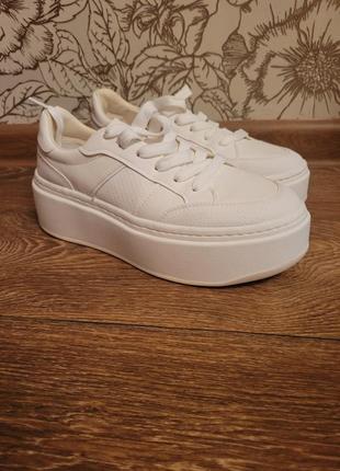 Кеды zara толстая подошва