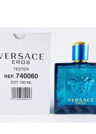 Оригинал versace eros 100 ml tester (уверсаче эрос ) туалетная вода