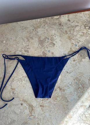Синие трусы на завязках низ от купальника guess 2
