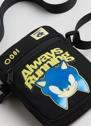 Сумка через плечо с принтом sonic h&amp;m