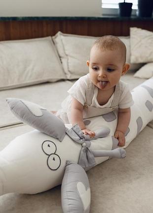 Подушка жираф 240/25см, для сна беременных и детей, подушка подарок, подушка...