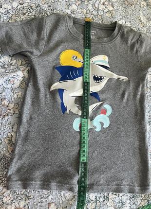 Летний костюм пижама carter's 6- 7р, 128-134р sharks акула7 фото