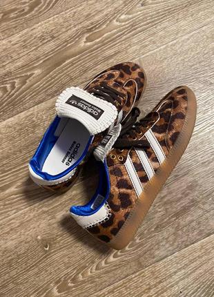 Кросівки adidas samba леопардові