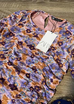 Сукня zara квітковий принт