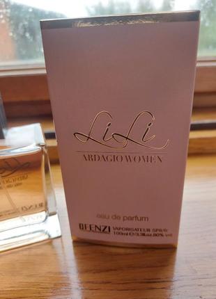 Парфюмированная вода jfenzi lili ardagio women женская 100мл