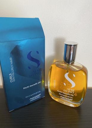 Alfaparf semi di lino curls multi-benefit oil3 фото