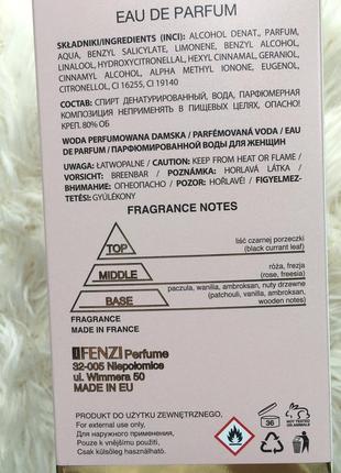 Парфюмированная вода jfenzi lili ardagio women женская 100мл