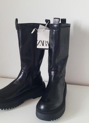 Високі демісезонні трекові чоботи zara 36 розмір (22,9 см)3 фото