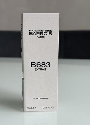 Пробник marc - antoine barrois b683 extrait оригинал (з книжечкой) 2.5мл 1 шт3 фото