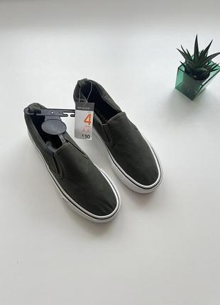 Женские текстильные слипоны кеды