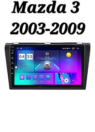 Магнітола android mazda 3 2003-2009, 2/32, 4 ядра + рамка!