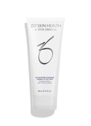 Zein obagi zo skin health exfoliating cleanser - очищуючий гель для нормальної і жирної шкіри
