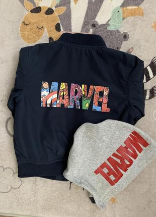 Куртка для хлопчика h&m marvel 92-98