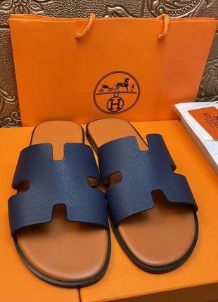 Чоловічі шльопанці шльопки hermes