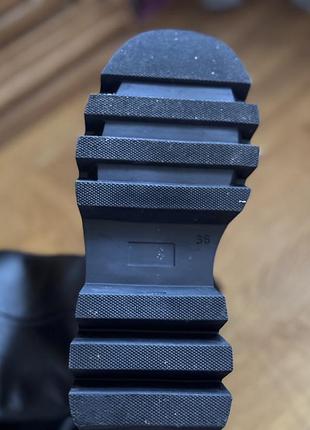 Нові жіночі чорні чоботи євро-зима з натуральної шкіри