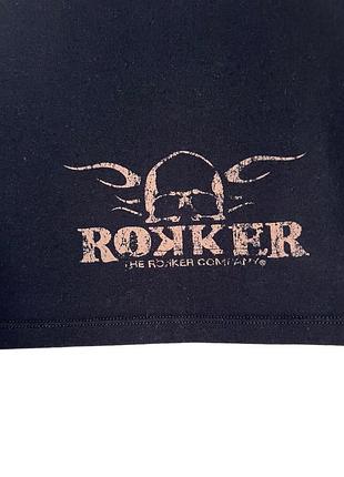 Женская байкерская футболка rokker original warson king kerosin metal mulishа4 фото