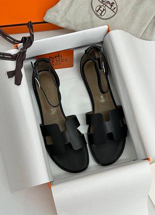 Босоножки в стиле hermes santorini люкс