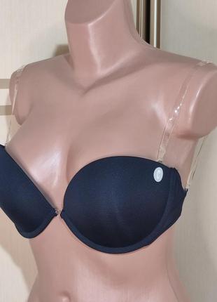 Бюстгальтер планж с пуш-ап и глубоким декольте