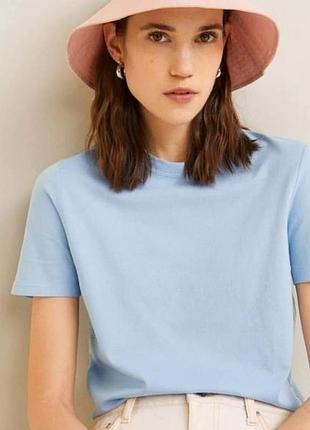 Базова блакитна футболка zara