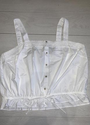 Майка белая новая papaya 20 3xl-4xl