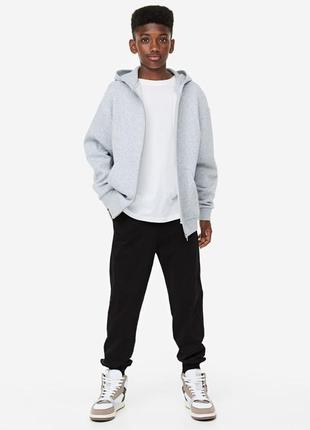 Штаны спортивные черные не утепленные h&m