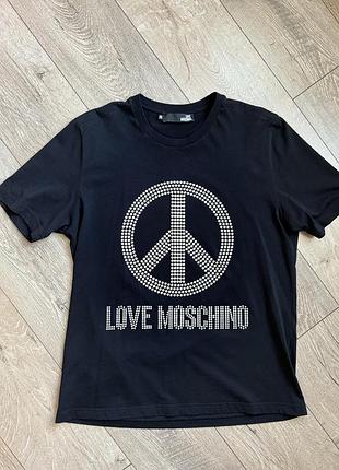 Футболка love moschino3 фото