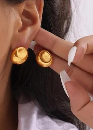 Необычные модные серьги гвоздики нержавеющая сталь