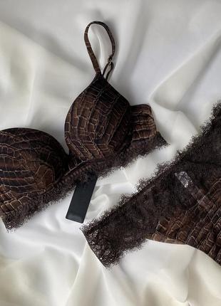 Комплект intimissimi супер пуш-ап simona 75b, бразильяно m