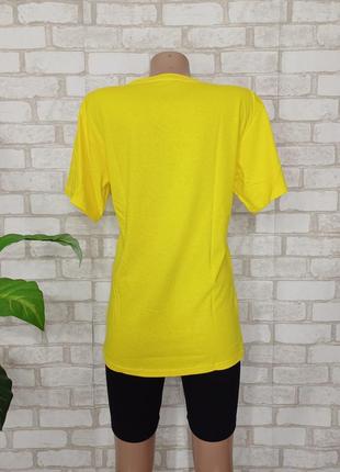 Нова унісекс однотонна футболка зі 100% бавовни, у жовтому кольорі, розміри см, лх, 2хл2 фото