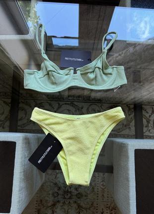 Новый с наборкой купальник prettylittlething