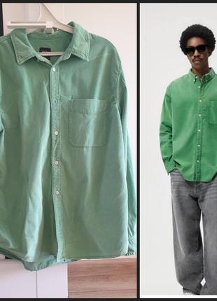 Вельветова сорочка zara колекція 2023 року мікровельвет