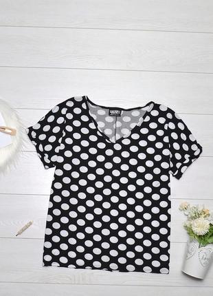 Чудова футболка в горошок trendy touch.