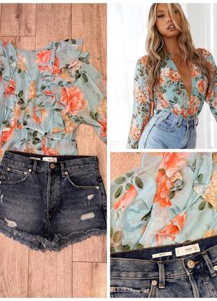 Продам набором топ top shop, шорти mango