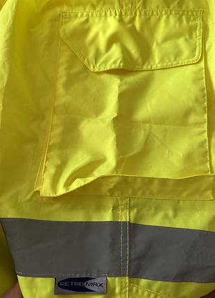 Брюки штаны рабочие сигнальные retro max leo workwear