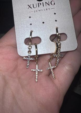 Сережки та браслет на ніжку