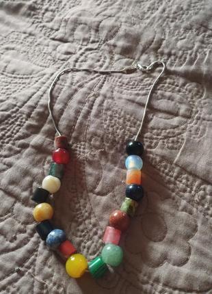 Миле кольє з бусинками