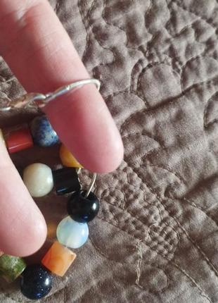 Миле кольє з бусинками3 фото