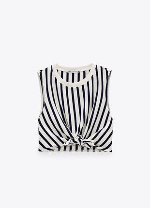 Топ zara у смужку