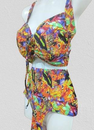 Купальник fuba на большую грудь с мягкой чашкой, классический размер 58, 60, 62