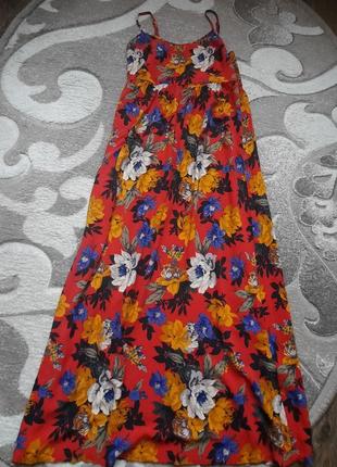 Платье в цветы. платье длинная, сарафан3 фото