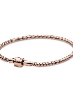 Серебряный браслет pandora с шарикообразной застежкой 588781c00